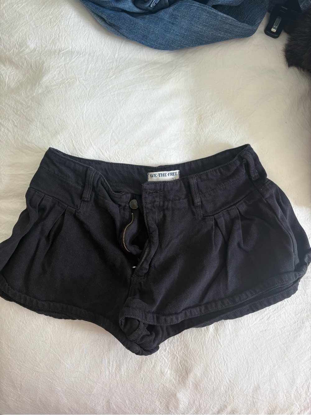 Free People We The Free Black Women's Jean Shorts